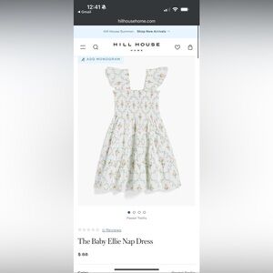 Hill House Baby Girl Nap Dress - Pastel Trellis 18-24 months